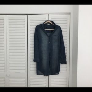 Side Stitch Los Angeles Corduroy Denim Dress